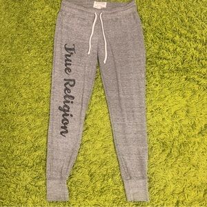 True Religion Gray Sweatpants